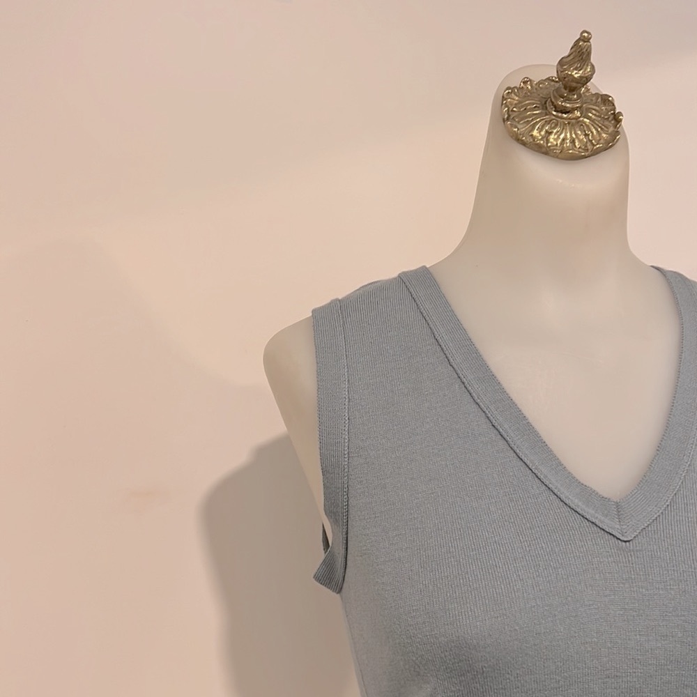 J.CREW Sweater Vest Blue Size M